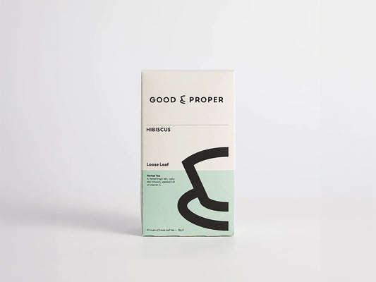 Good & Proper Tea Hibiscus Loose Leaf Herbal Tea