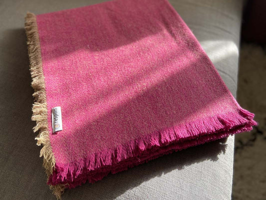 Respiin Mulberry Recycled Wool Throw